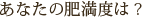 ���Ȃ��̔얞�x��?