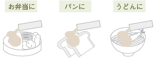 お弁当に パンに うどんに 食養生カレー