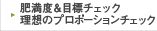 �얞�x���ڕW�`�F�b�N ���z�̃v���|�[�V�����`�F�b�N
