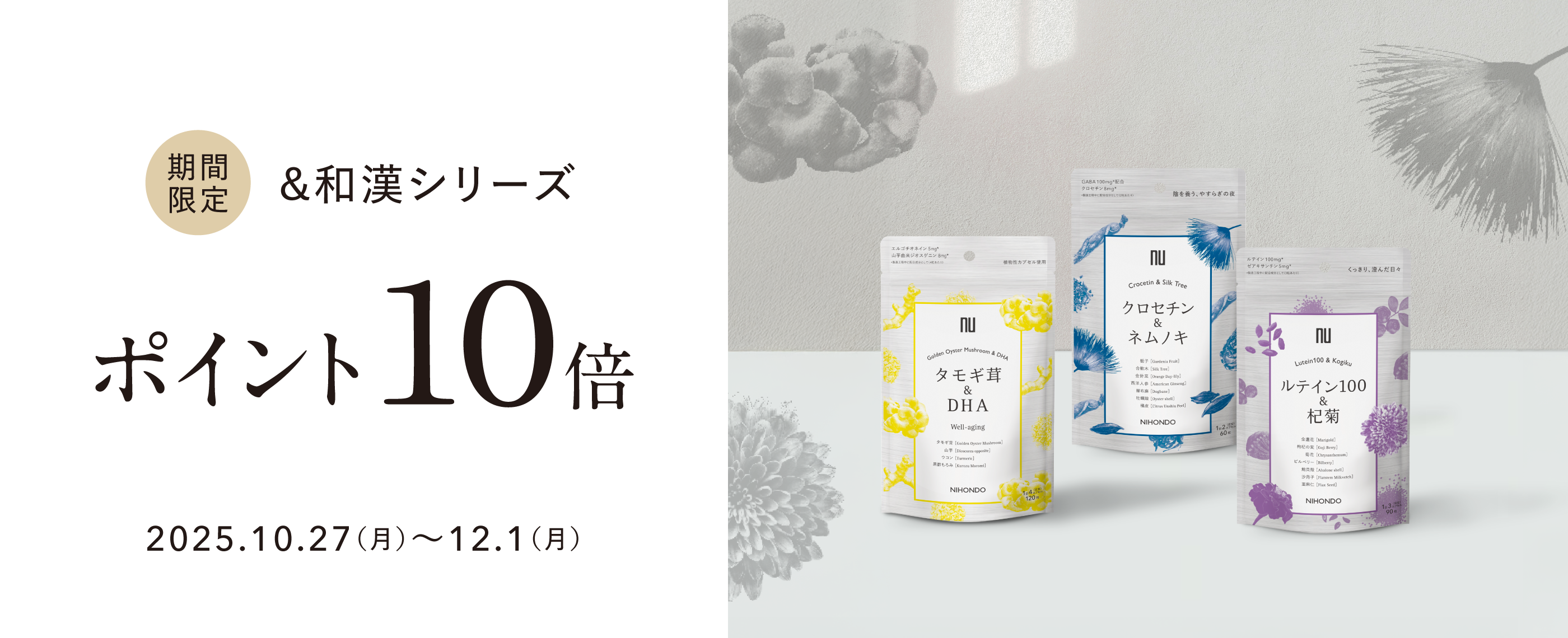 ＆和漢シリーズ ポイント10倍