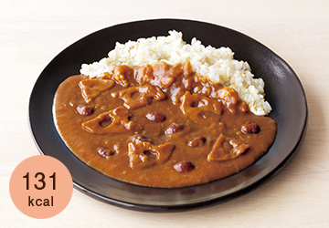 黒豆と蓮根の巡りカレー